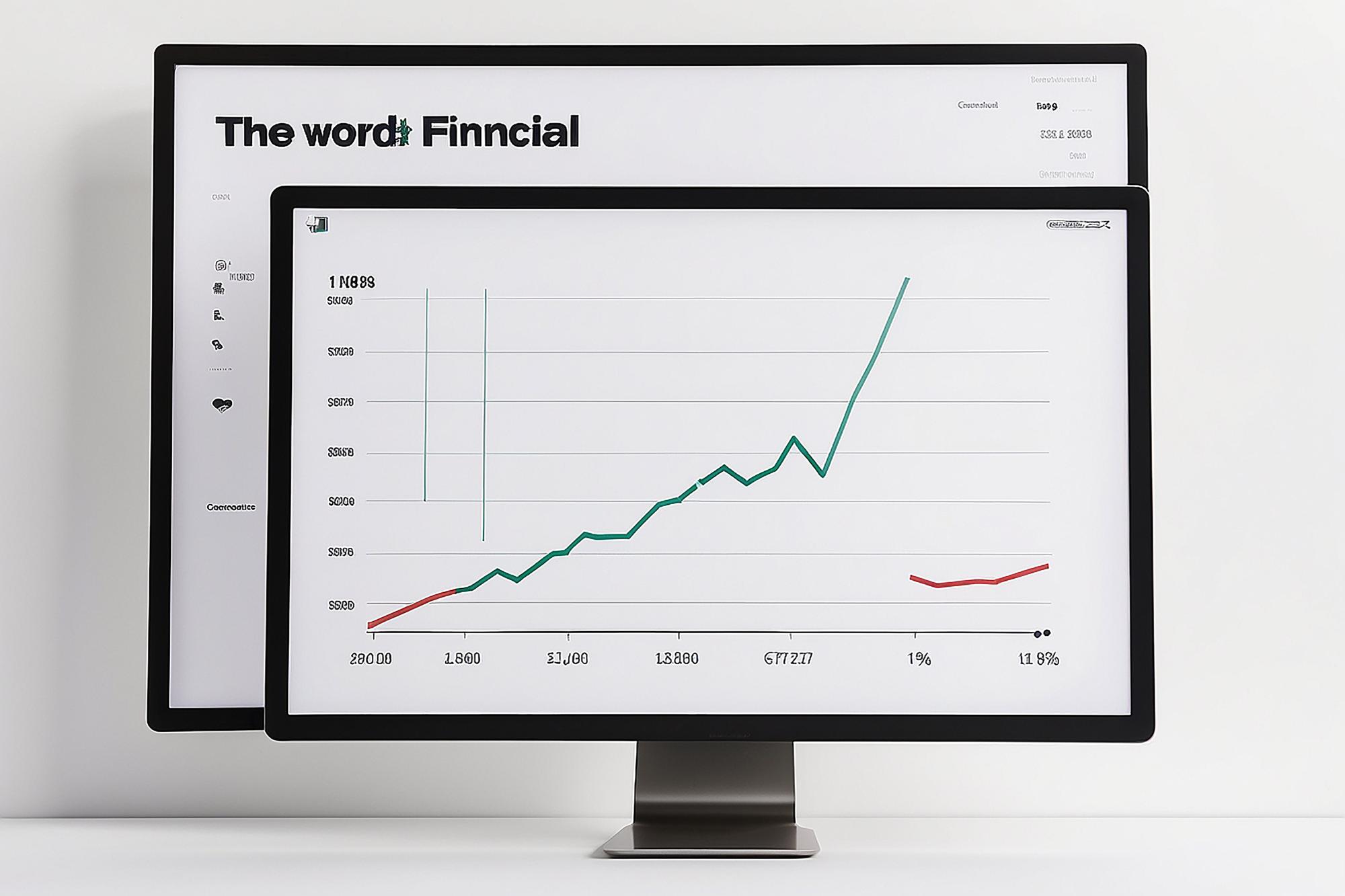 dashboard with budget charts